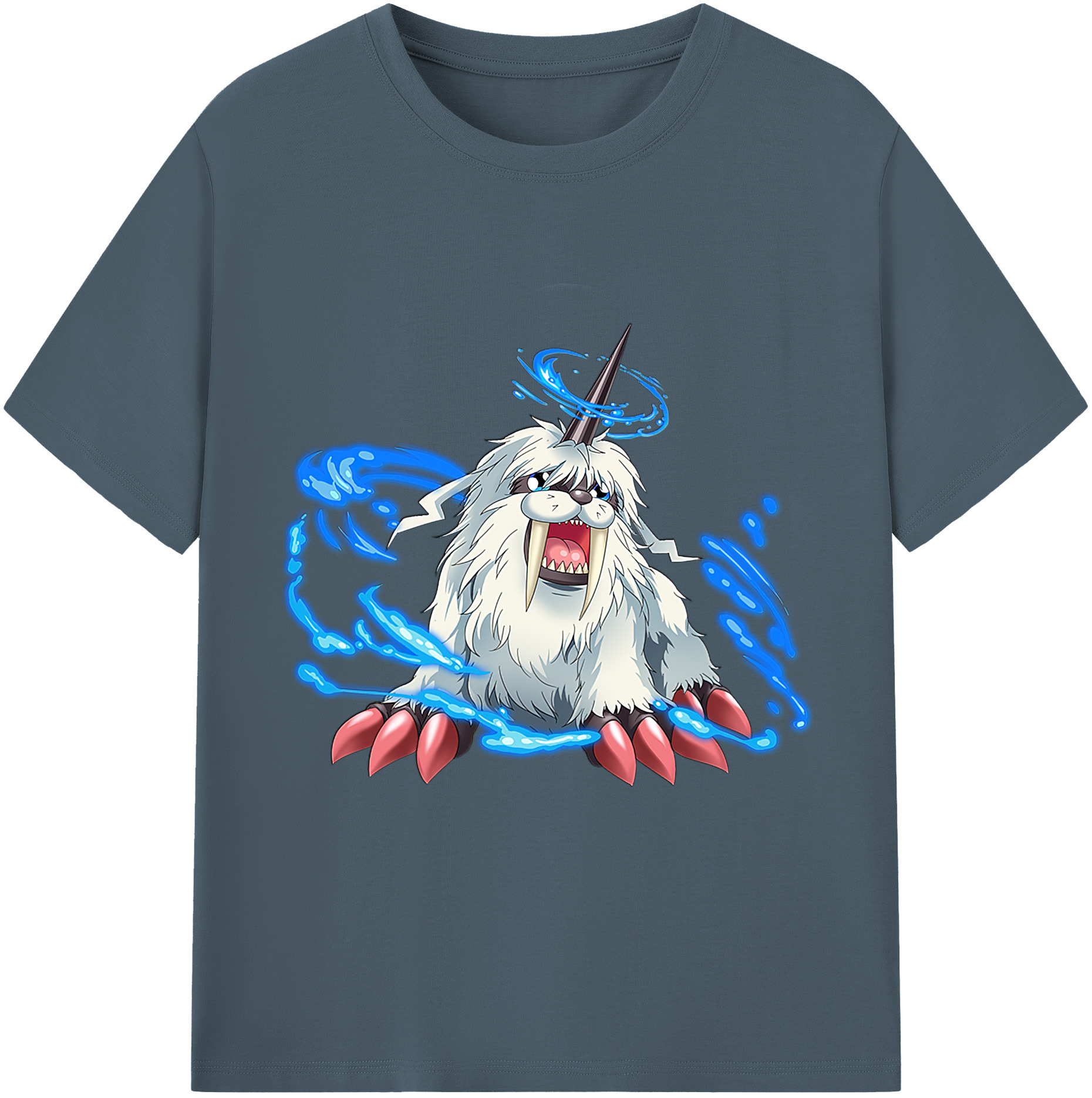 （画像用） Digimon デジタルモンスター/デジモン 綿100％半袖Tシャツ（フロントプリント）